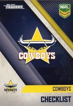 2017 ESP Traders #81 Cowboys Checklist Front